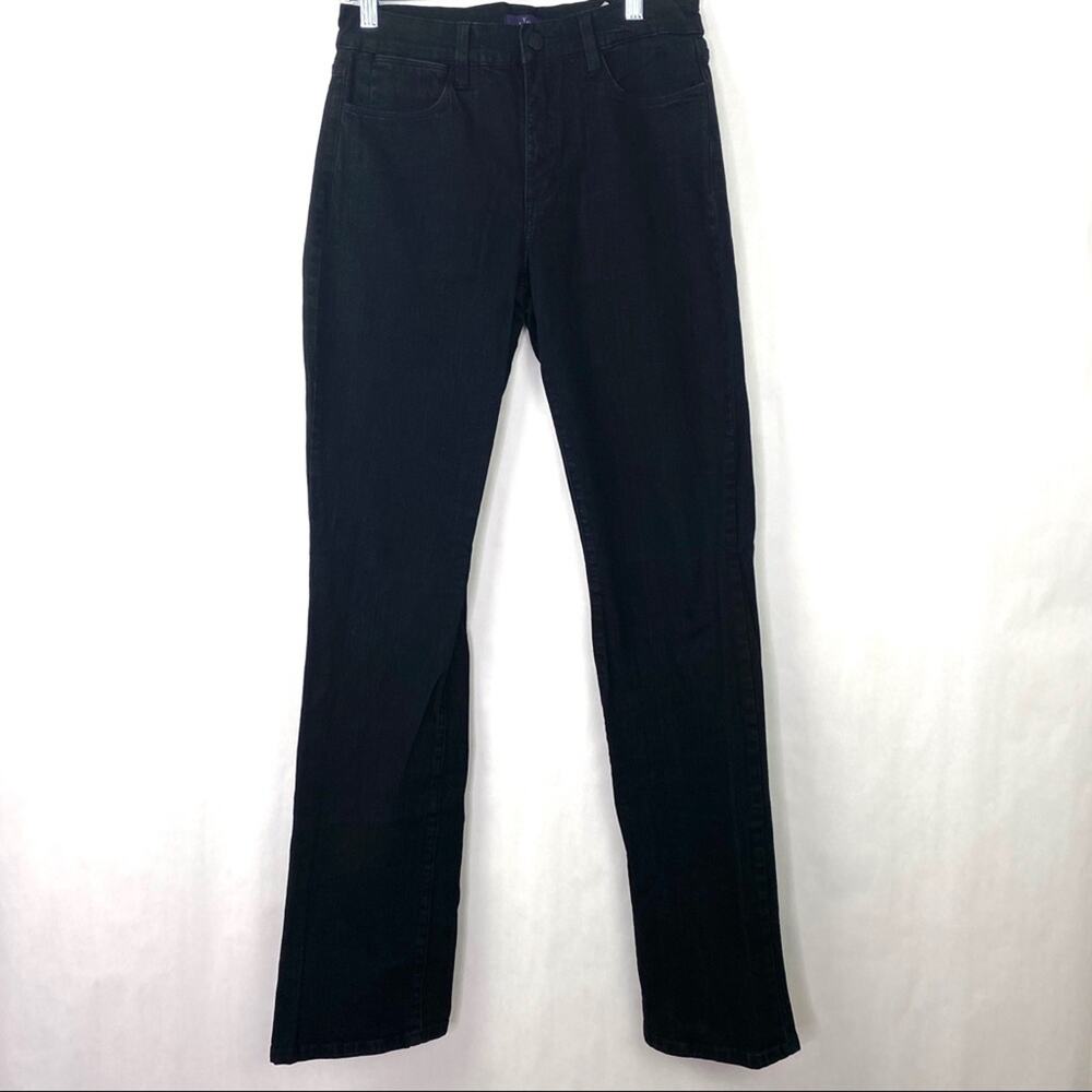NYDJ Lift Tuck Tech Rhinestones Jeans Black Size 6